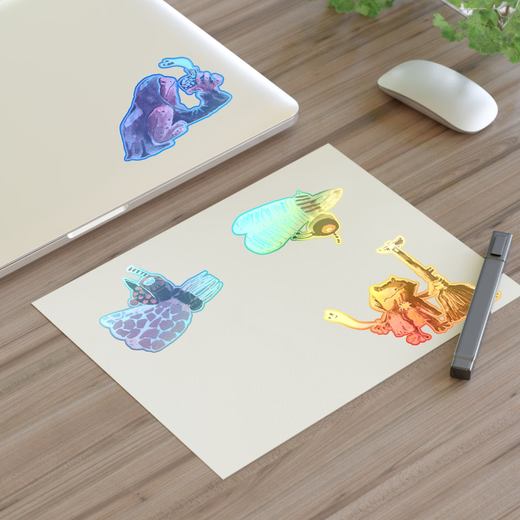 Planches Autocollants Créatures Fantaisistes