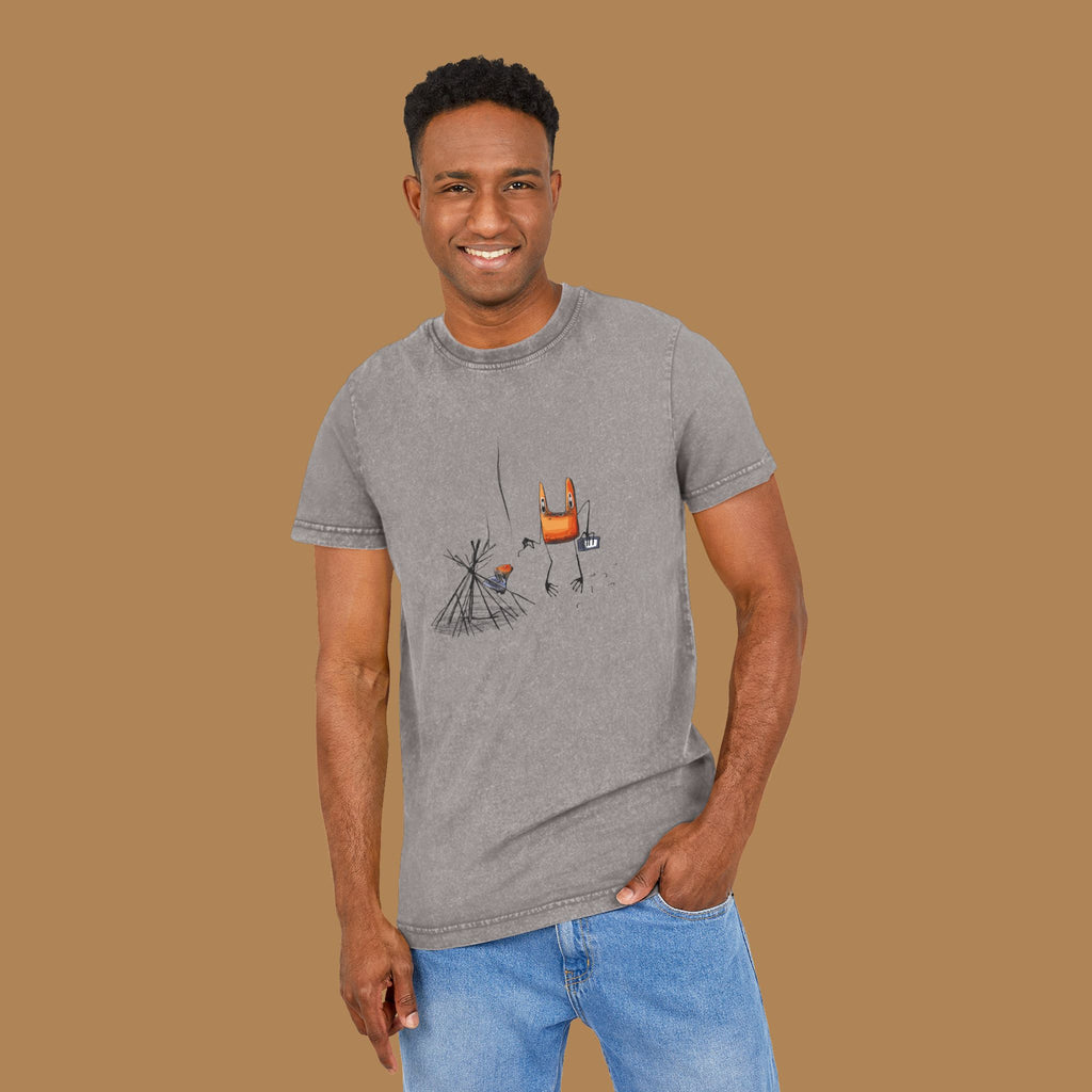 T-shirt Délavé Acide — Toad Fire Color