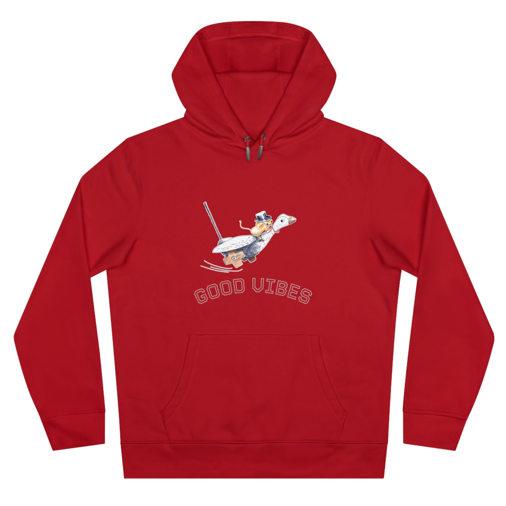 King Hoodie Adulte — Souris sur une Oie Good Vibes