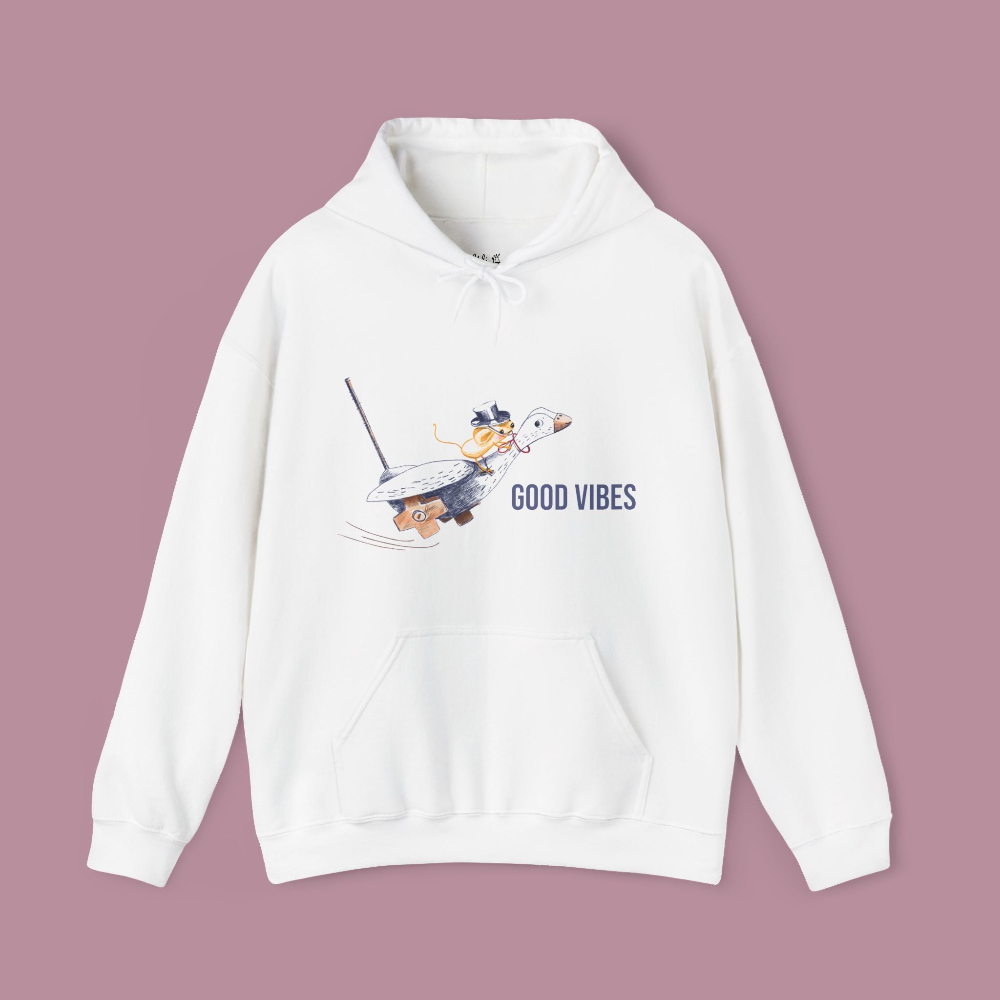 Hoodie Adulte — Souris Sur Une Oie