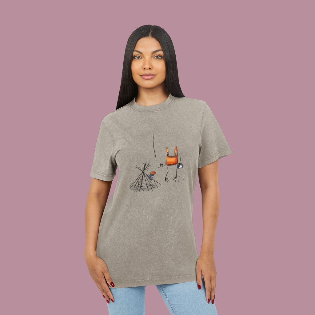 T-shirt Délavé Acide — Toad Fire Color