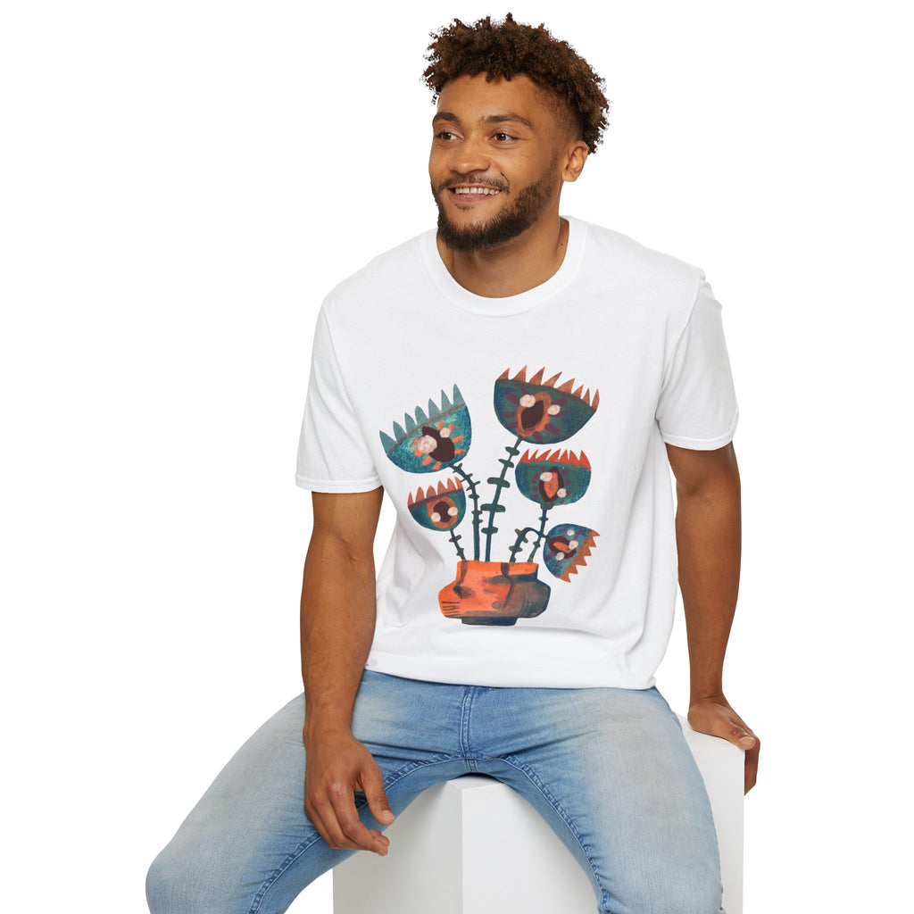 Bohemian Floral T-Shirt - Softstyle Unisex Tee