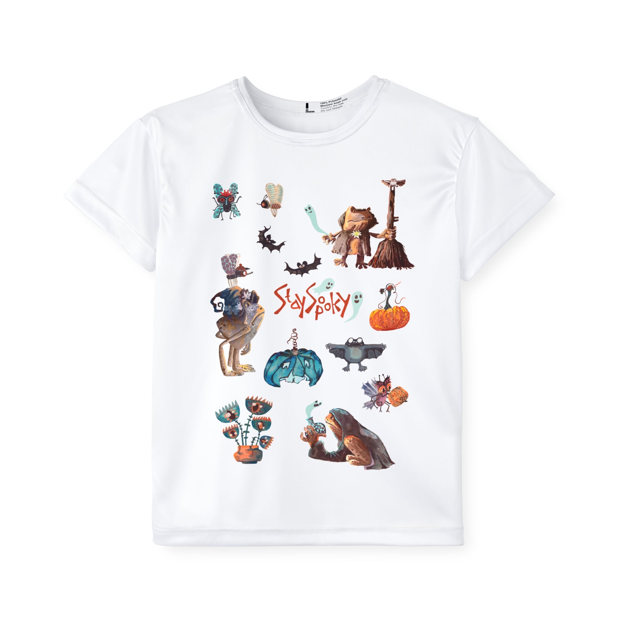 Maillot Sport Enfant Halloween - Design Chauve-souris Amusant