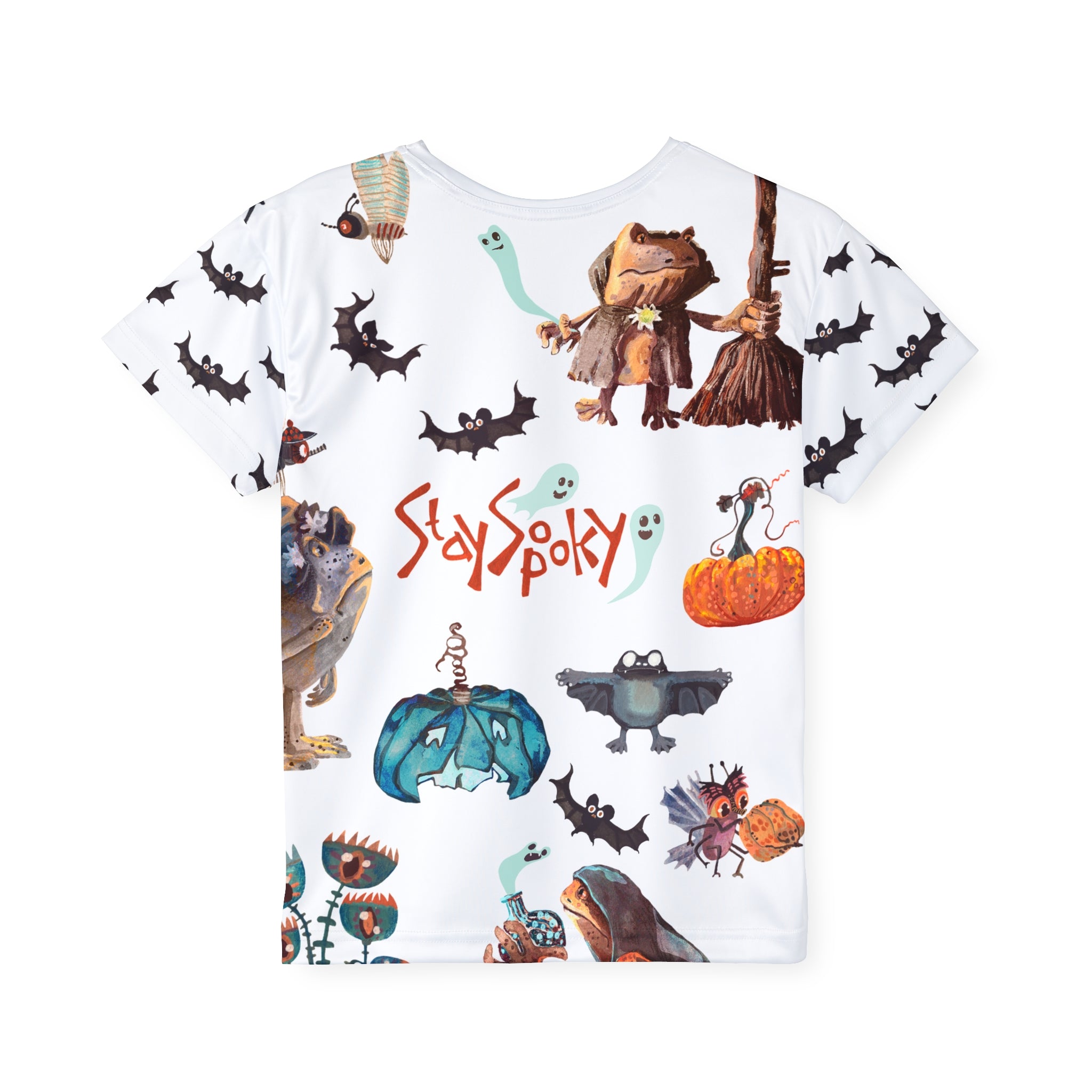 T-Shirt Enfant Personnages Mignons et Effrayants