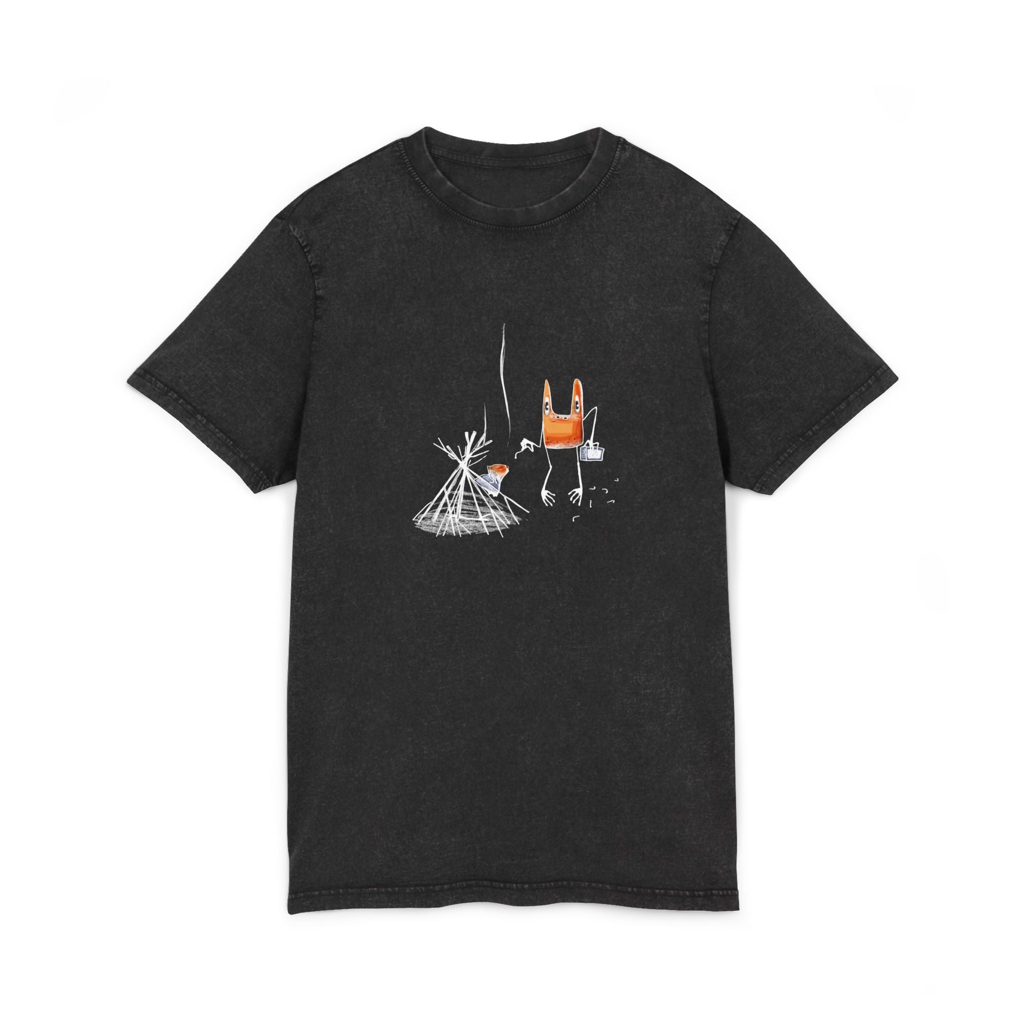 T-shirt Délavé Acide — Toad Fire Color