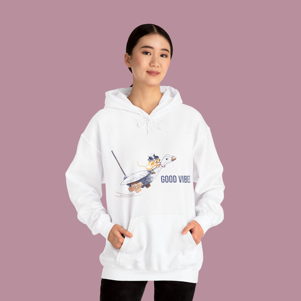 Hoodie Adulte — Souris Sur Une Oie