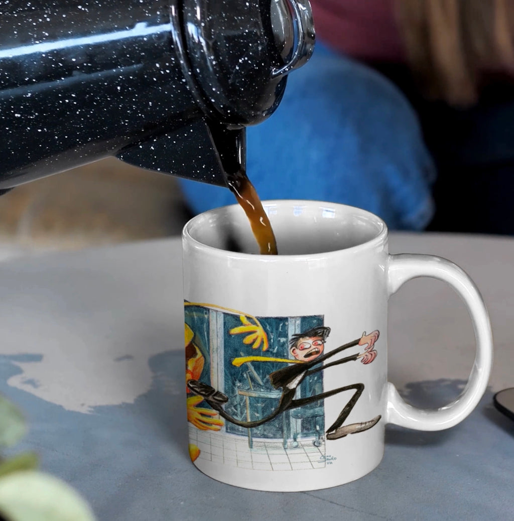Whimsical Coffee Mug - Fun Gift for Coffee Lovers