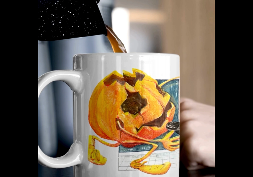 Whimsical Coffee Mug - Fun Gift for Coffee Lovers