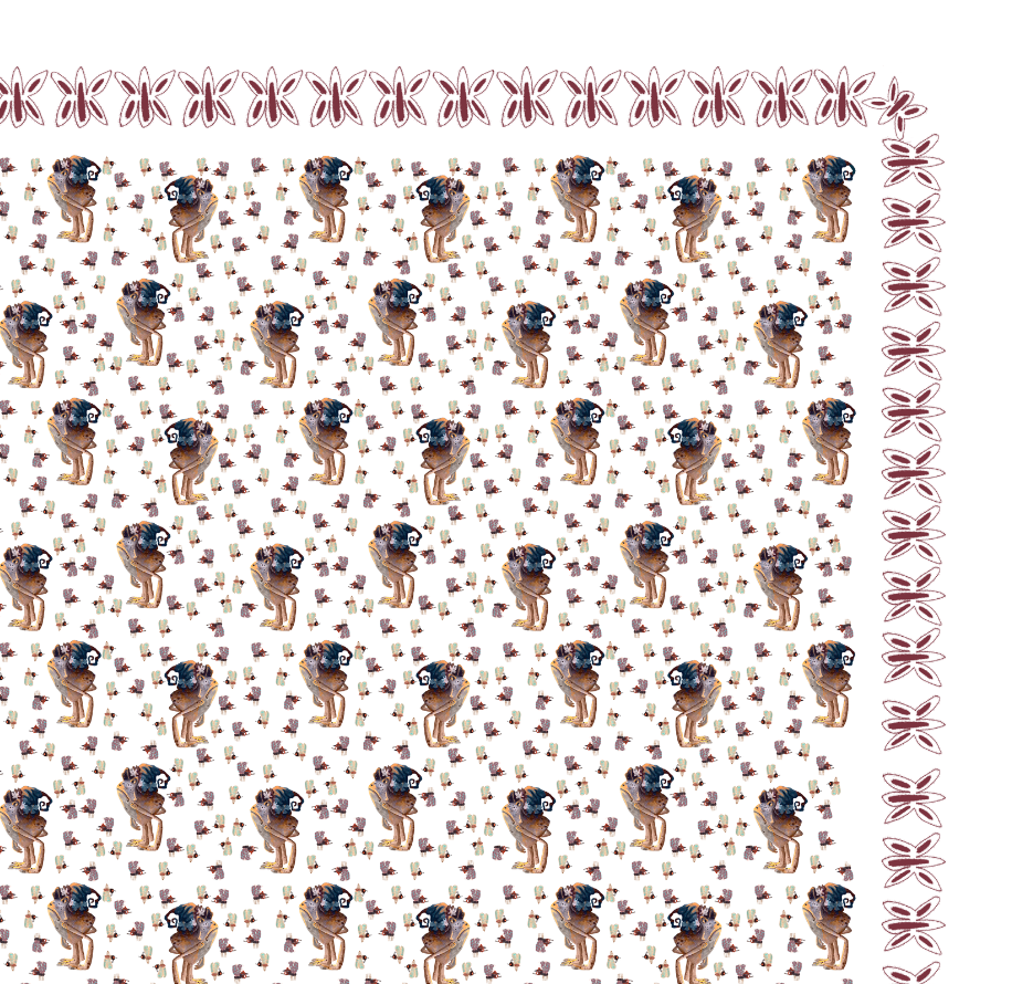 Couverture Sherpa Douillette avec Motif Grenouille Petite Sorcière