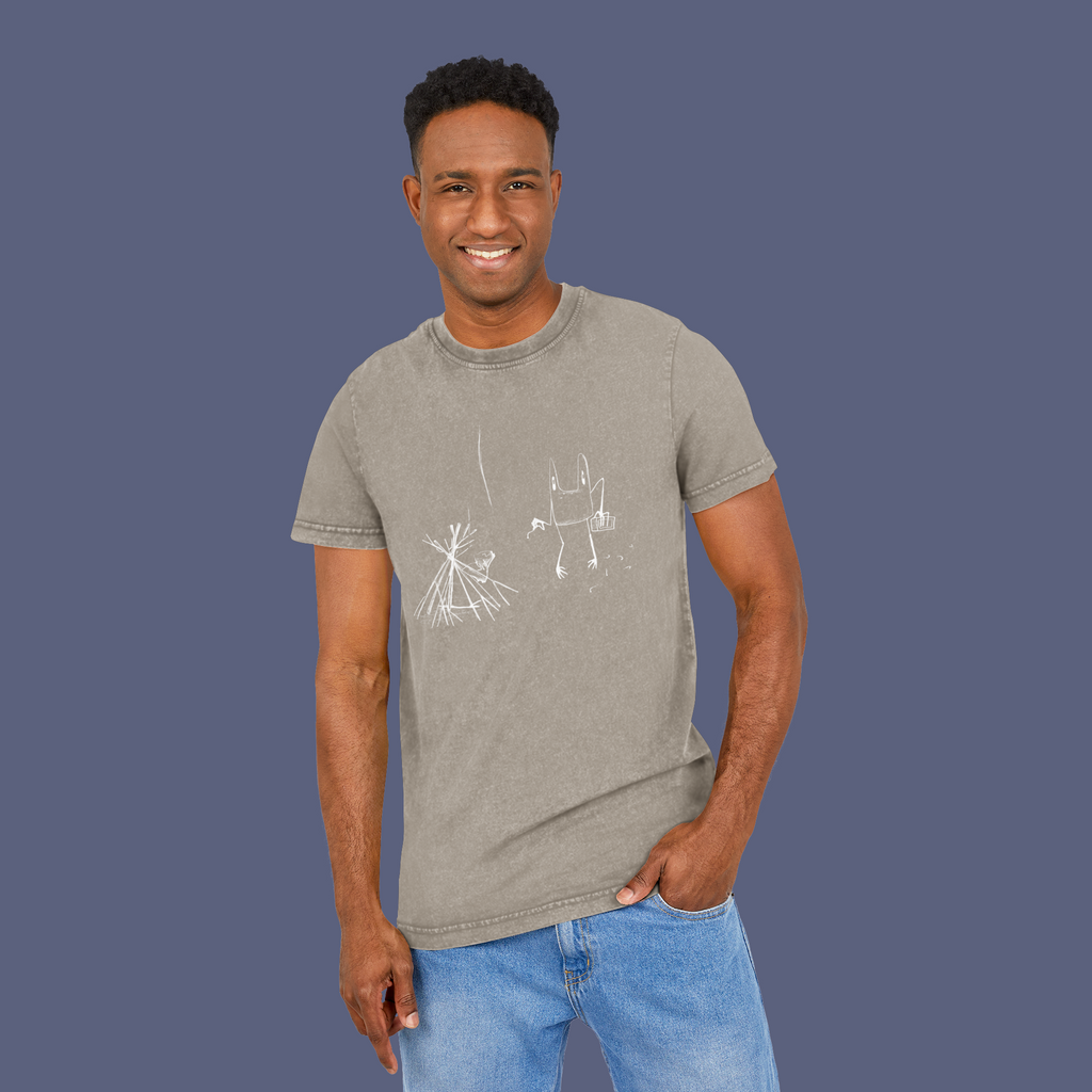 Acid Wash Tee — Toad Fire