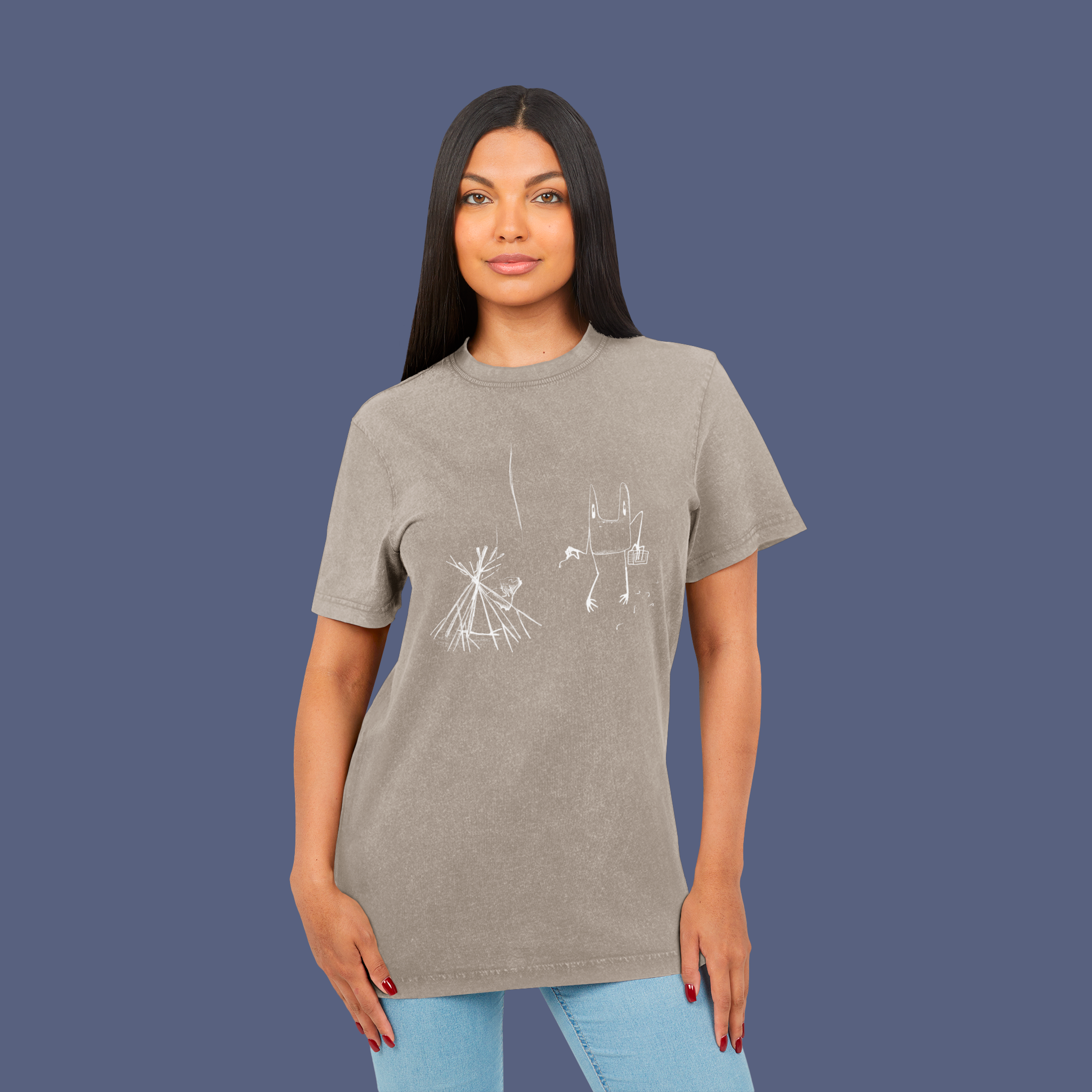 Acid Wash Tee — Toad Fire