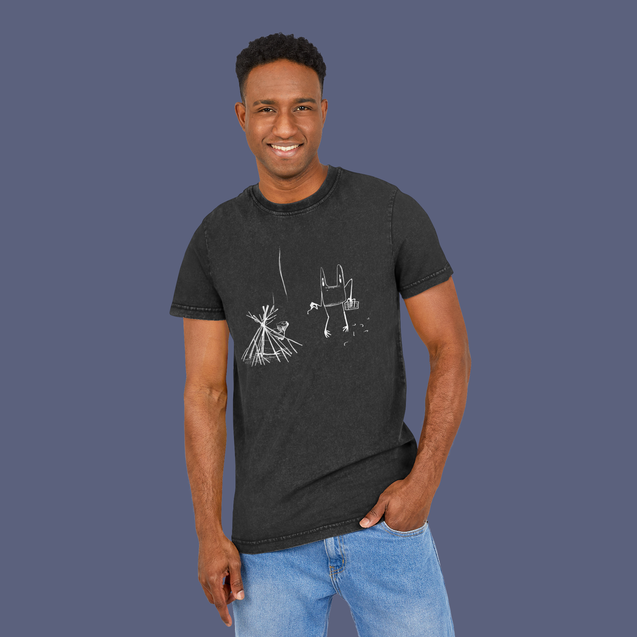 Acid Wash Tee — Toad Fire