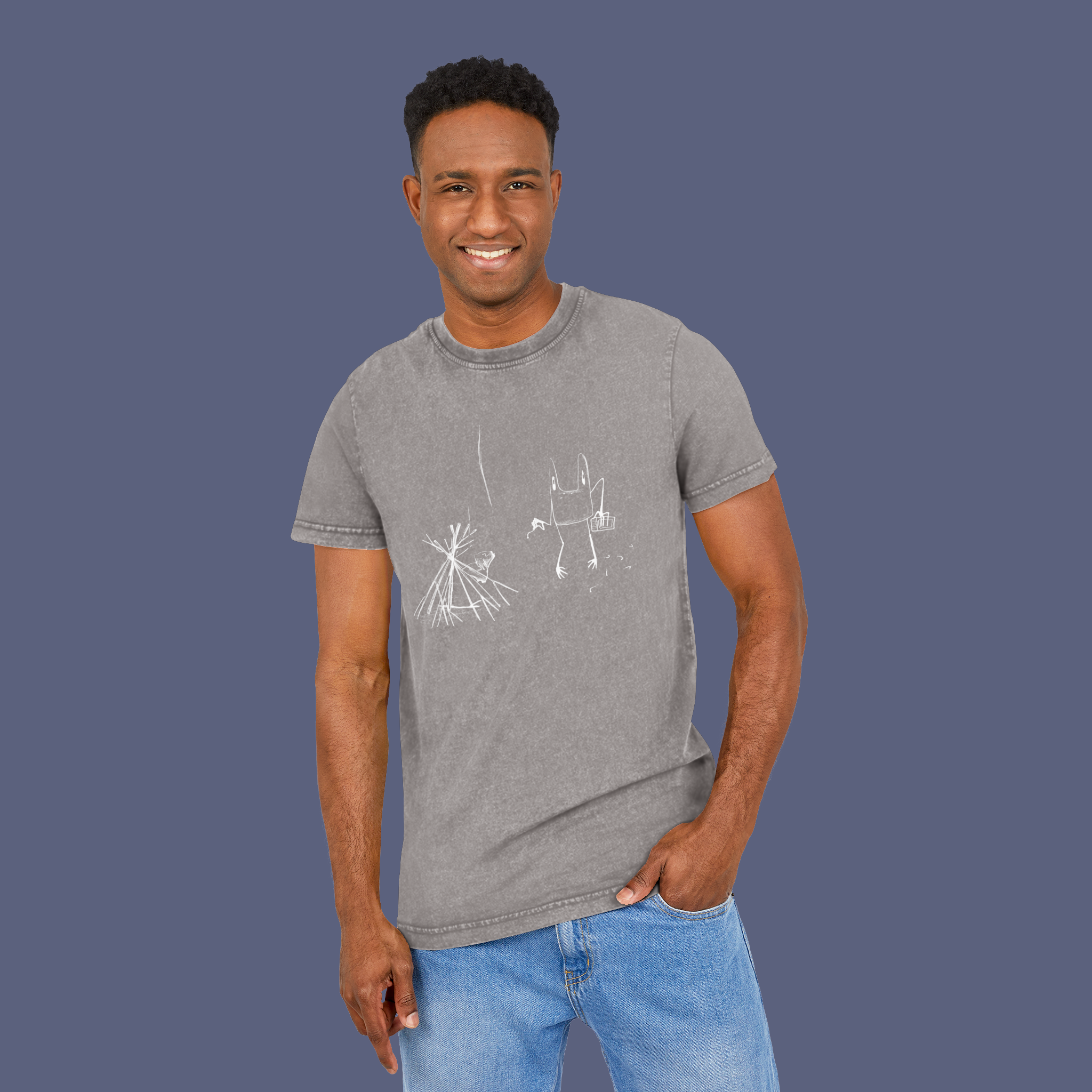 Acid Wash Tee — Toad Fire