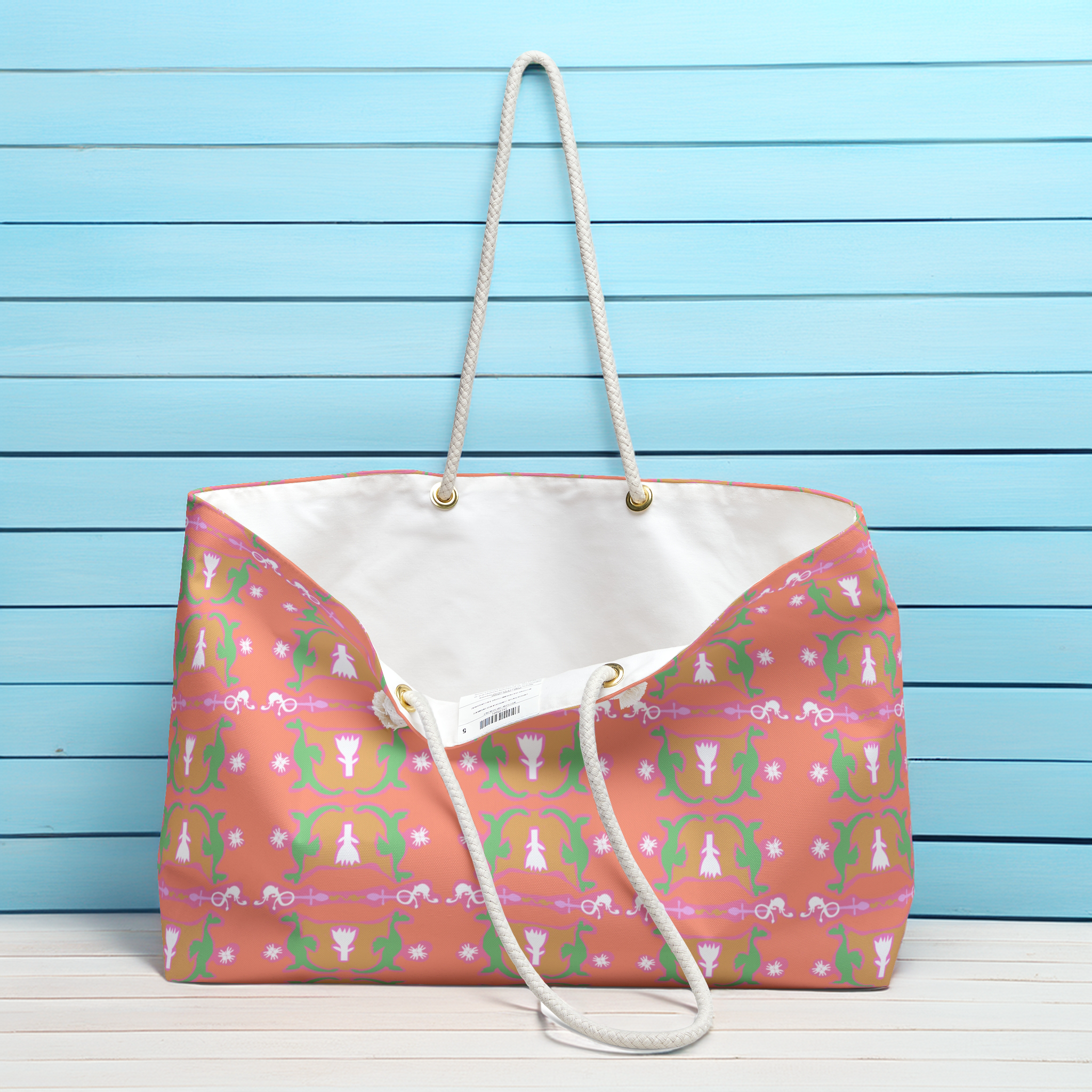 Sac week-end — Motif dragons