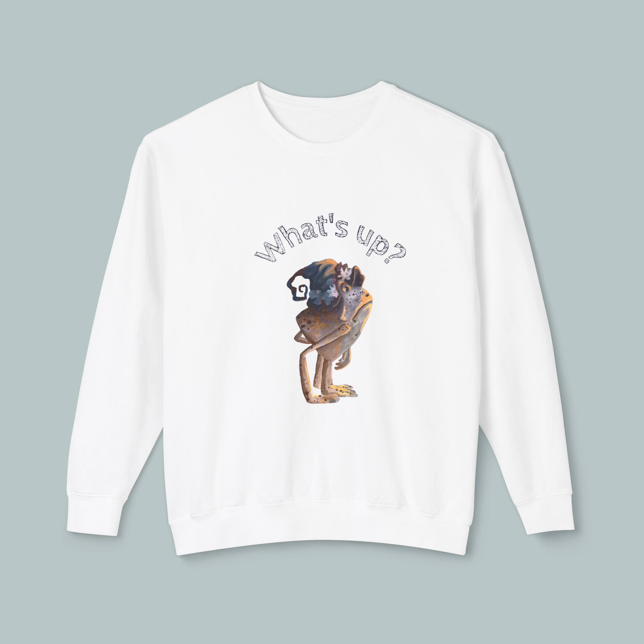 What's Up? Sweatshirt Adulte - Frog Graphic