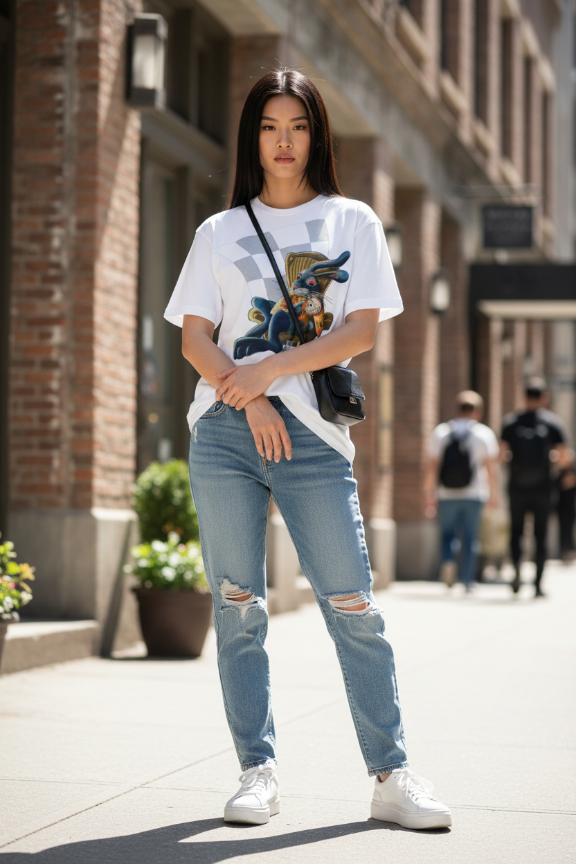 T-Shirt Tic Tac Tic Tac Femme