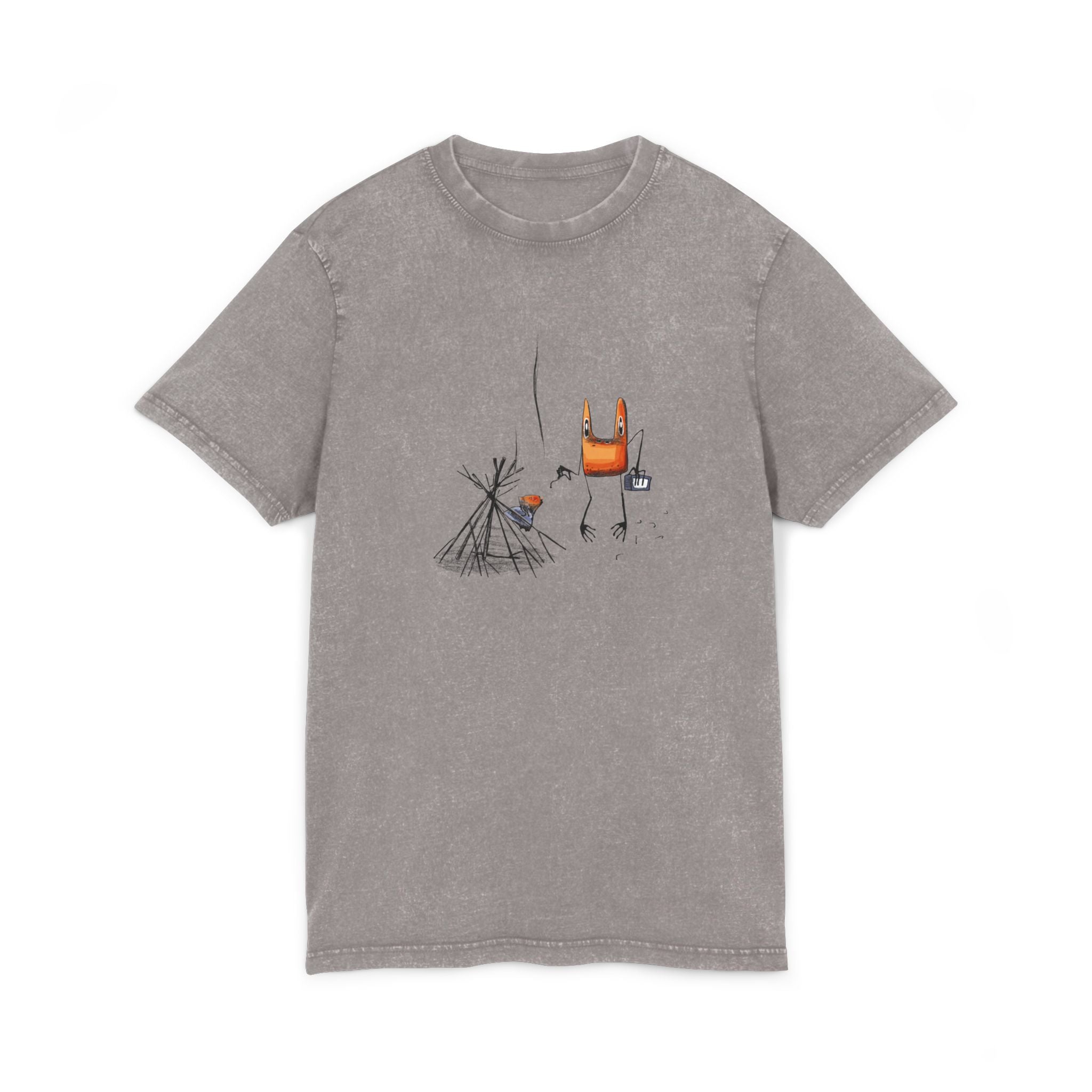 T-shirt Délavé Acide — Toad Fire Color