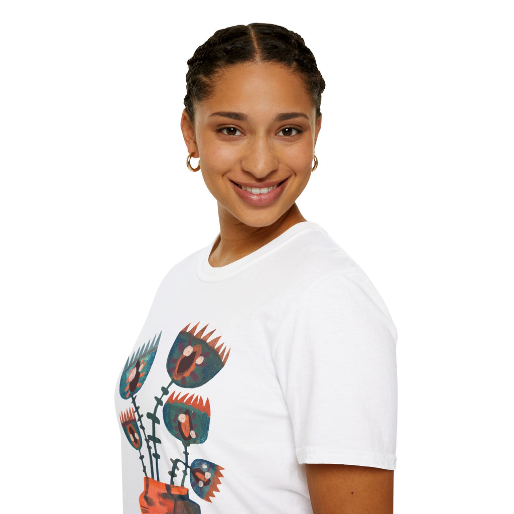 Bohemian Floral T-Shirt - Softstyle Unisex Tee