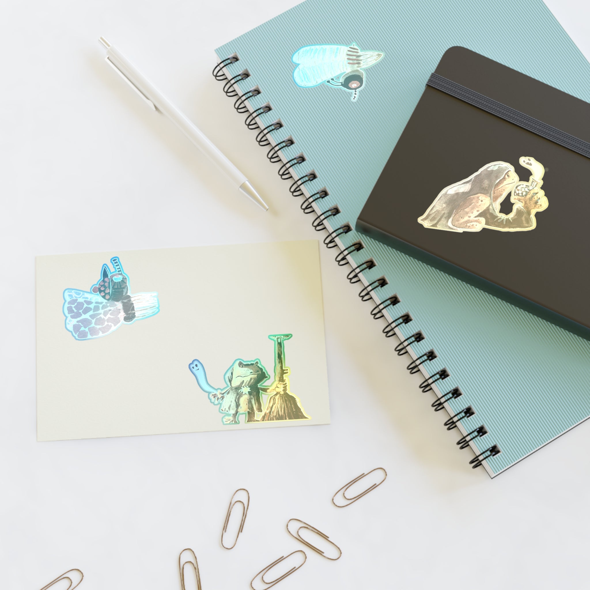 Planches Autocollants Créatures Fantaisistes