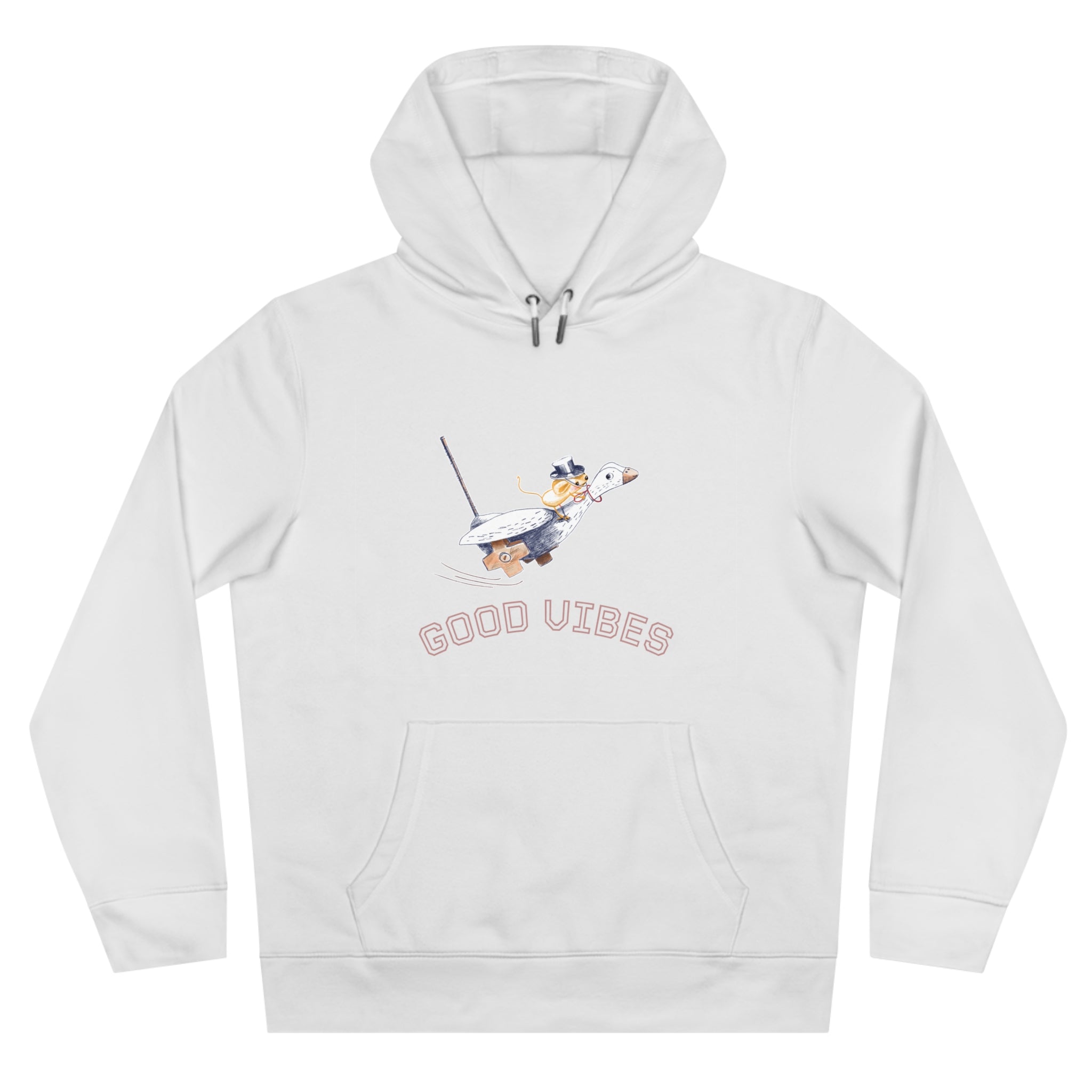 King Hoodie Adulte — Souris sur une Oie Good Vibes