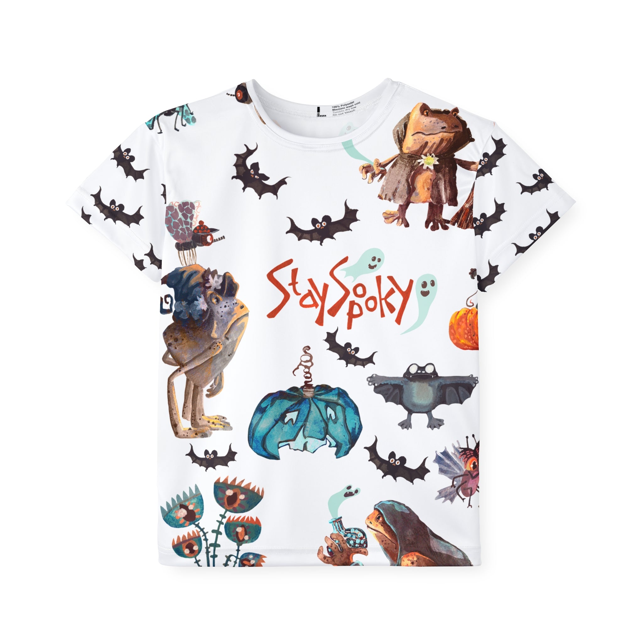 T-Shirt Enfant Personnages Mignons et Effrayants