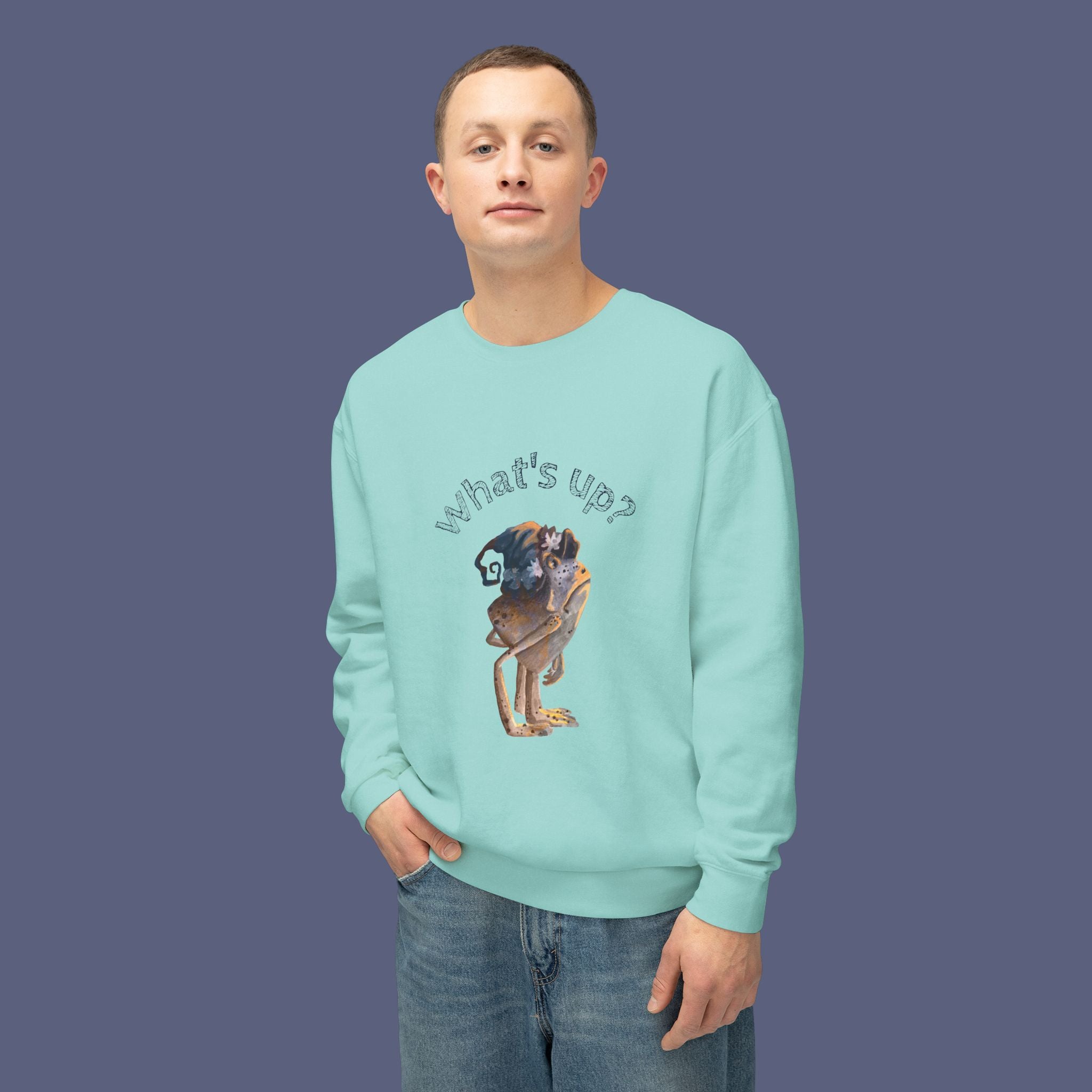What's Up? Sweatshirt Adulte - Frog Graphic