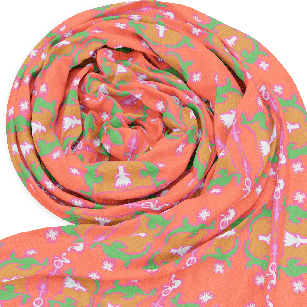 🆕 Motif Géométrique Dragons - Style Folklorique