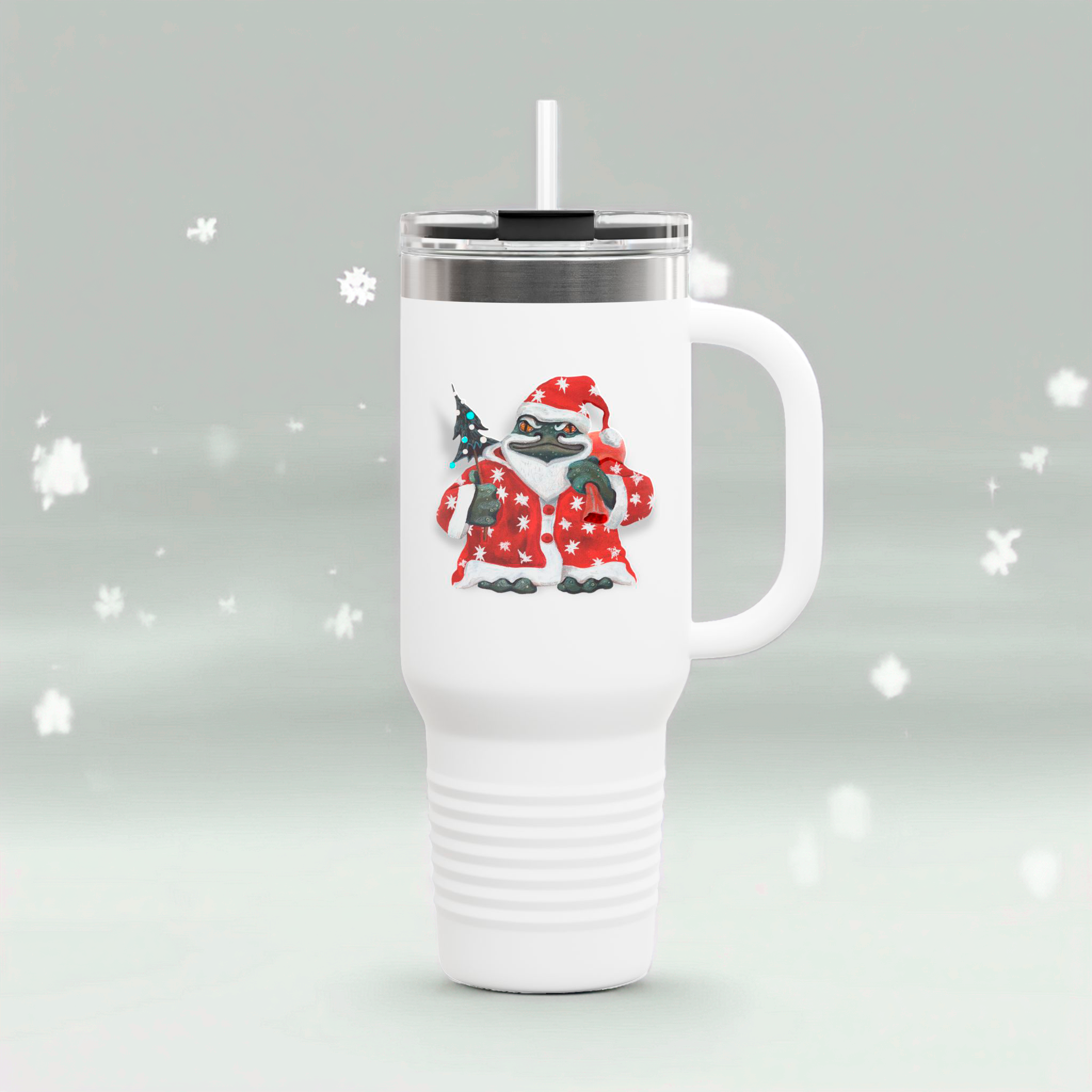 Croa-Noël - Mug Isotherme Festif 40oz
