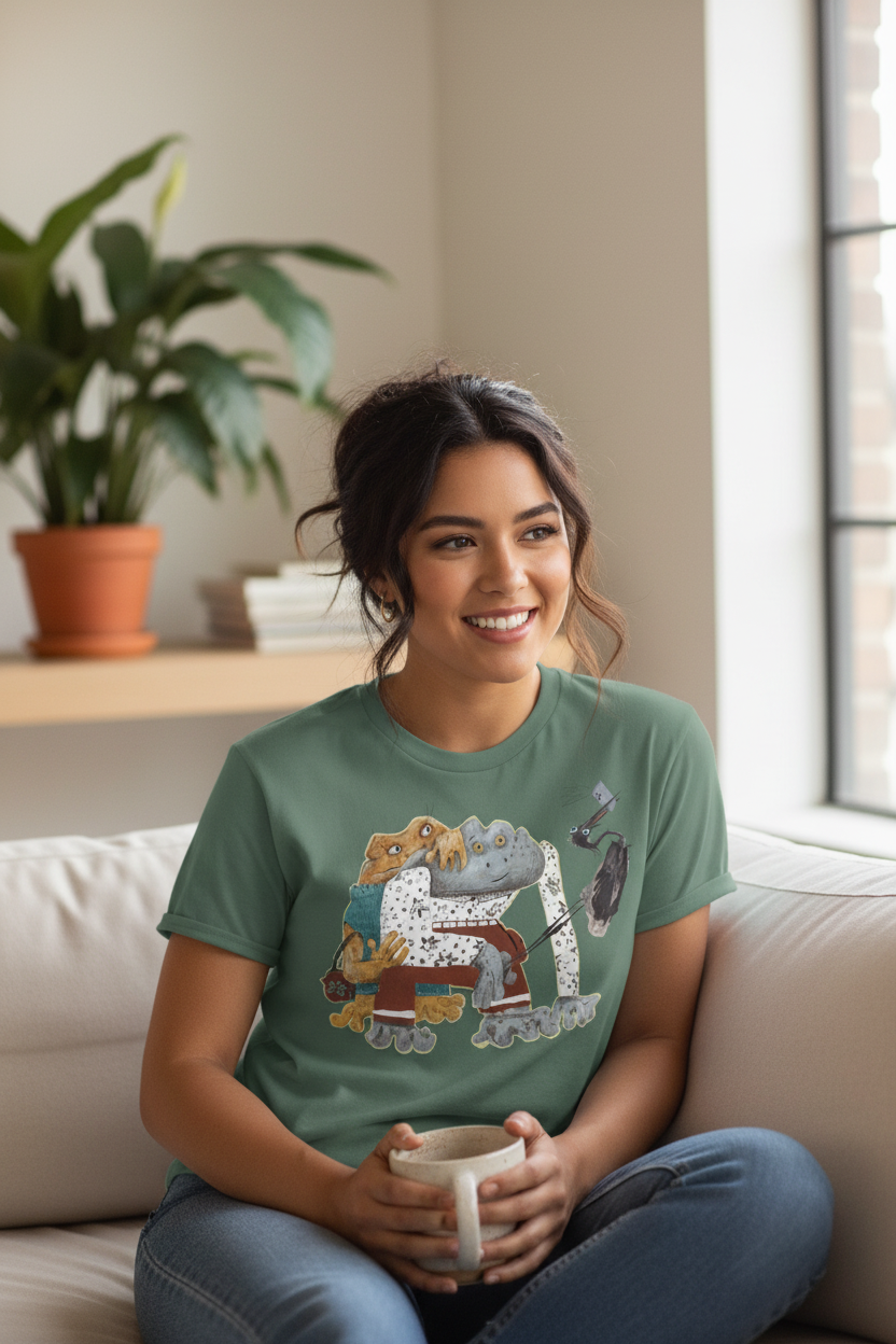 Selfie — Women's Organic Tee, green