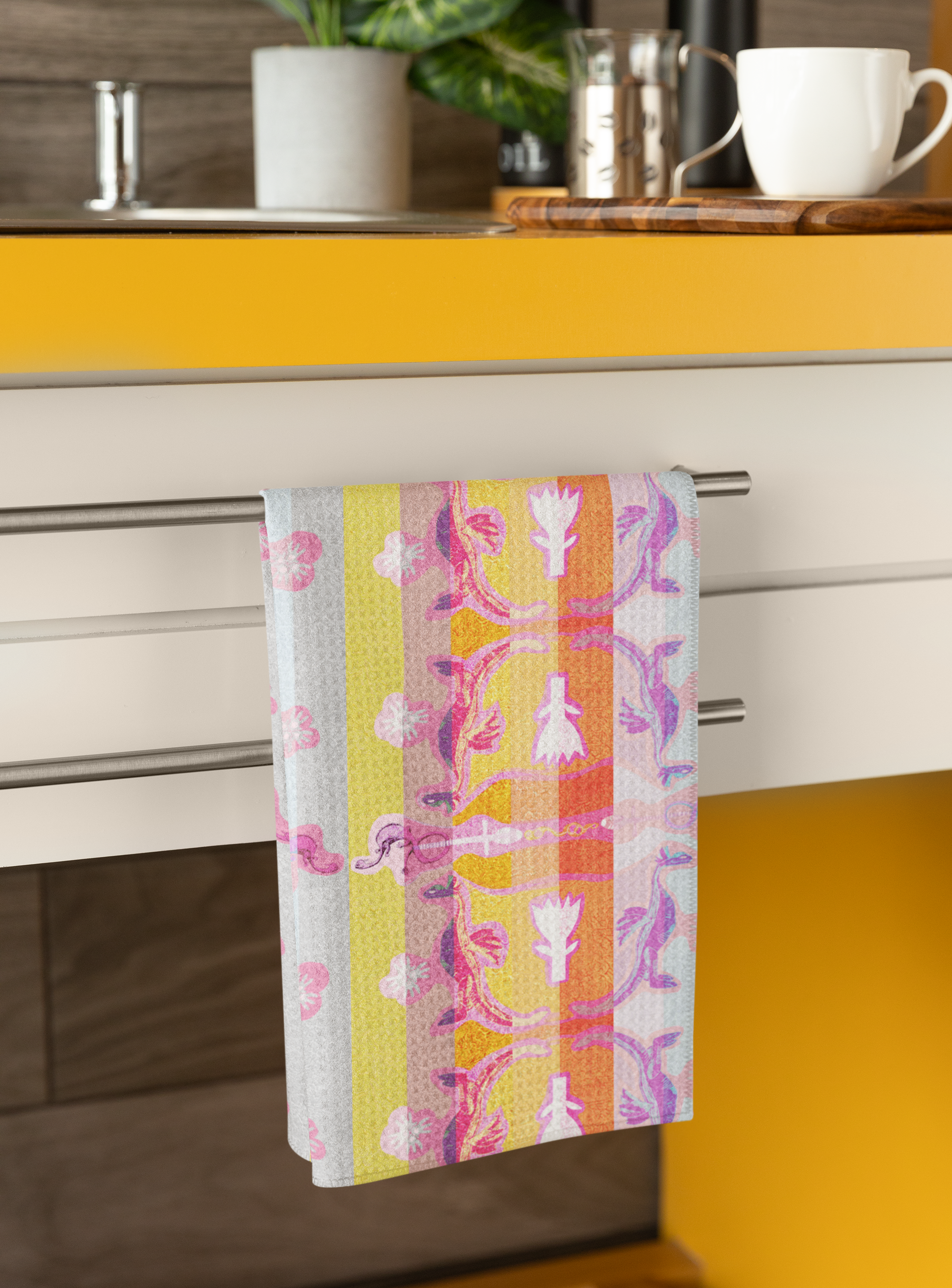 🆕 Dragons Arc-en-ciel - Motif Folk Numérique | Licence Commerciale