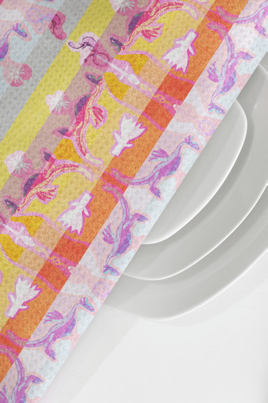 🆕 Dragons Arc-en-ciel - Motif Folk Numérique | Licence Commerciale